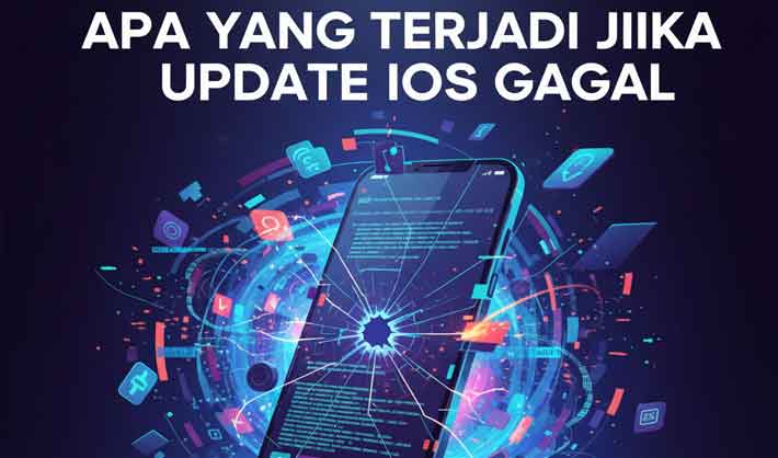 apa yang terjadi jika update ios gagal
