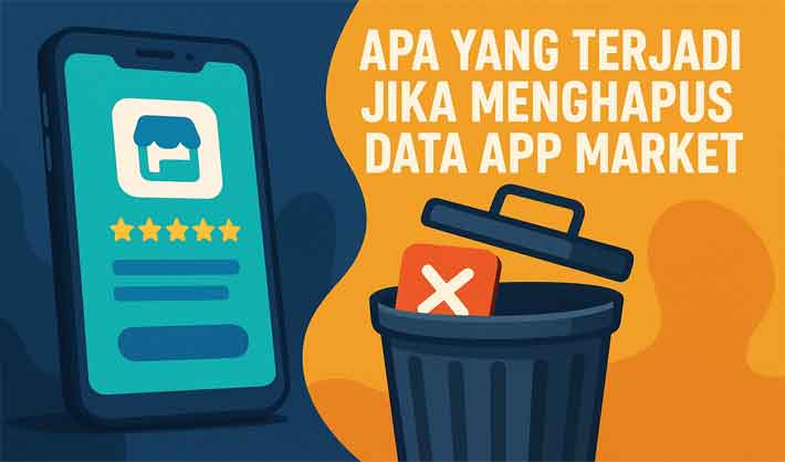 apa yang terjadi jika menghapus data app market