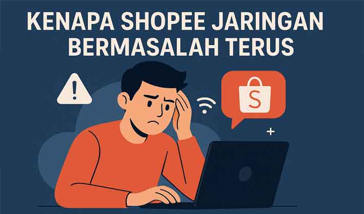kenapa shopee jaringan bermasalah terus