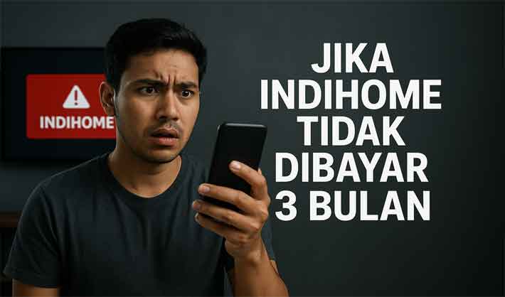 jika indihome tidak dibayar 3 bulan