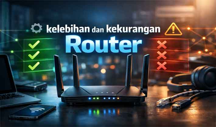 kelebihan dan kekurangan router