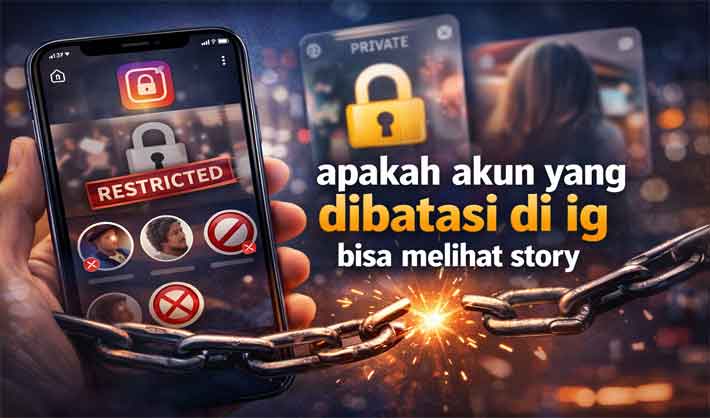 Akun yang dibatasi di Instagram masih bisa melihat story meskipun interaksinya dibatasi oleh fitur restrict