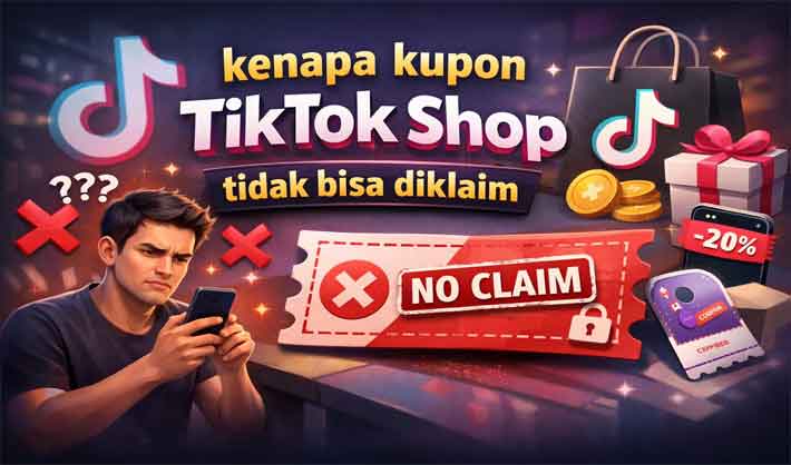 kupon tiktok shop tidak bisa diklaim saat checkout karena tidak memenuhi syarat voucher