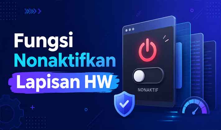 Ilustrasi fungsi Nonaktifkan Lapisan HW pada Android